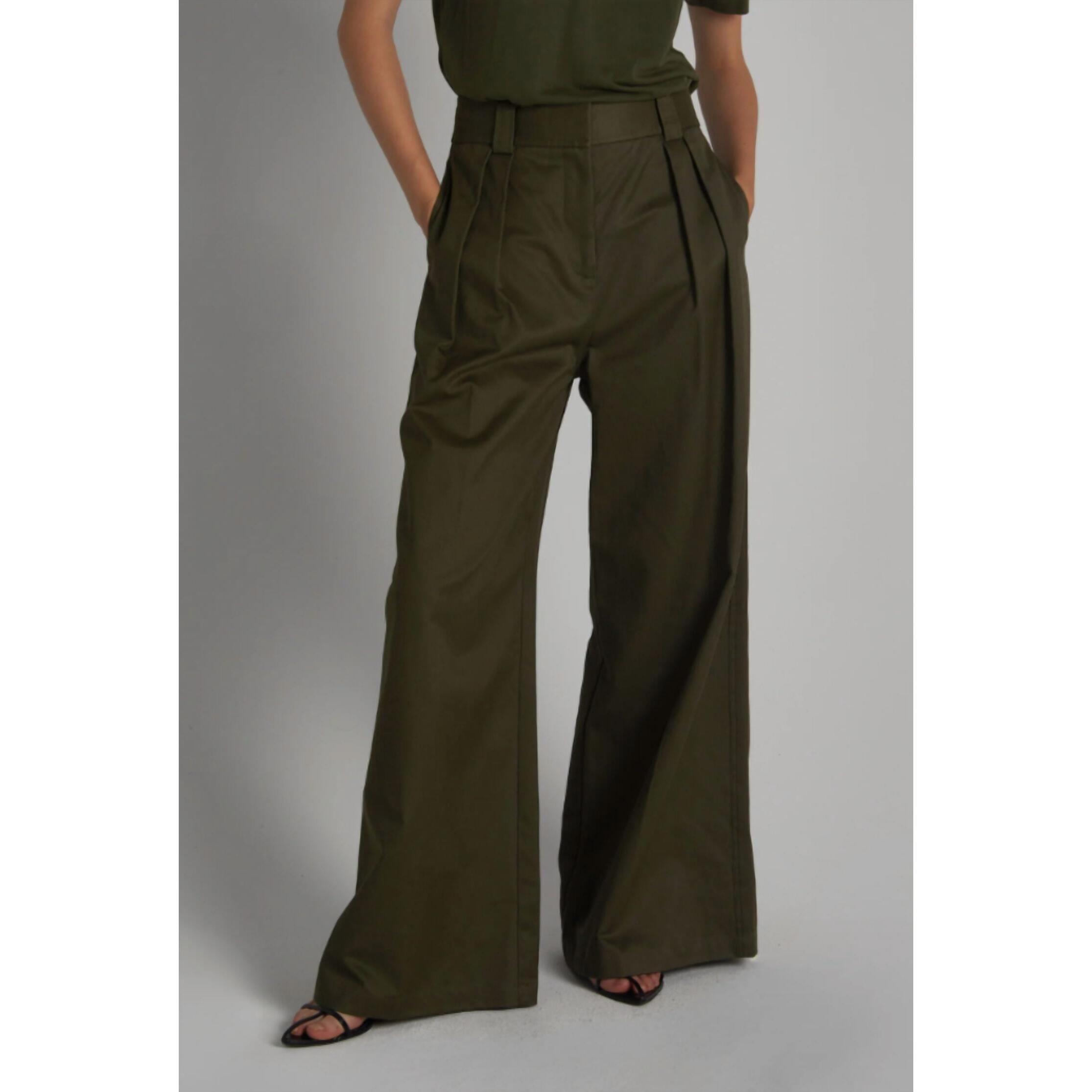 New Saint Art Women's Argo Trouser In Olive